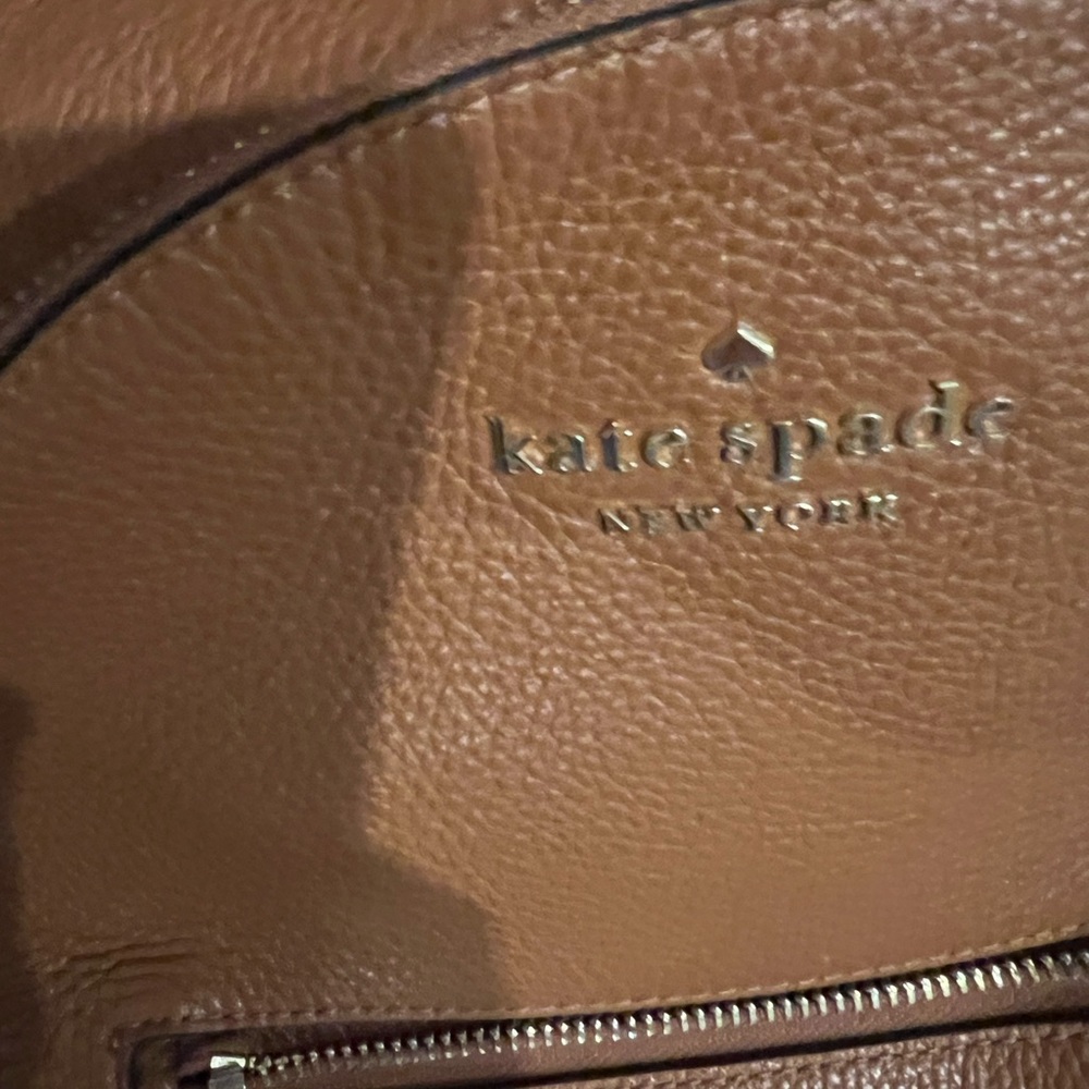 Kate Spade New York Brown Leather Backpack - Picture 3 of 5